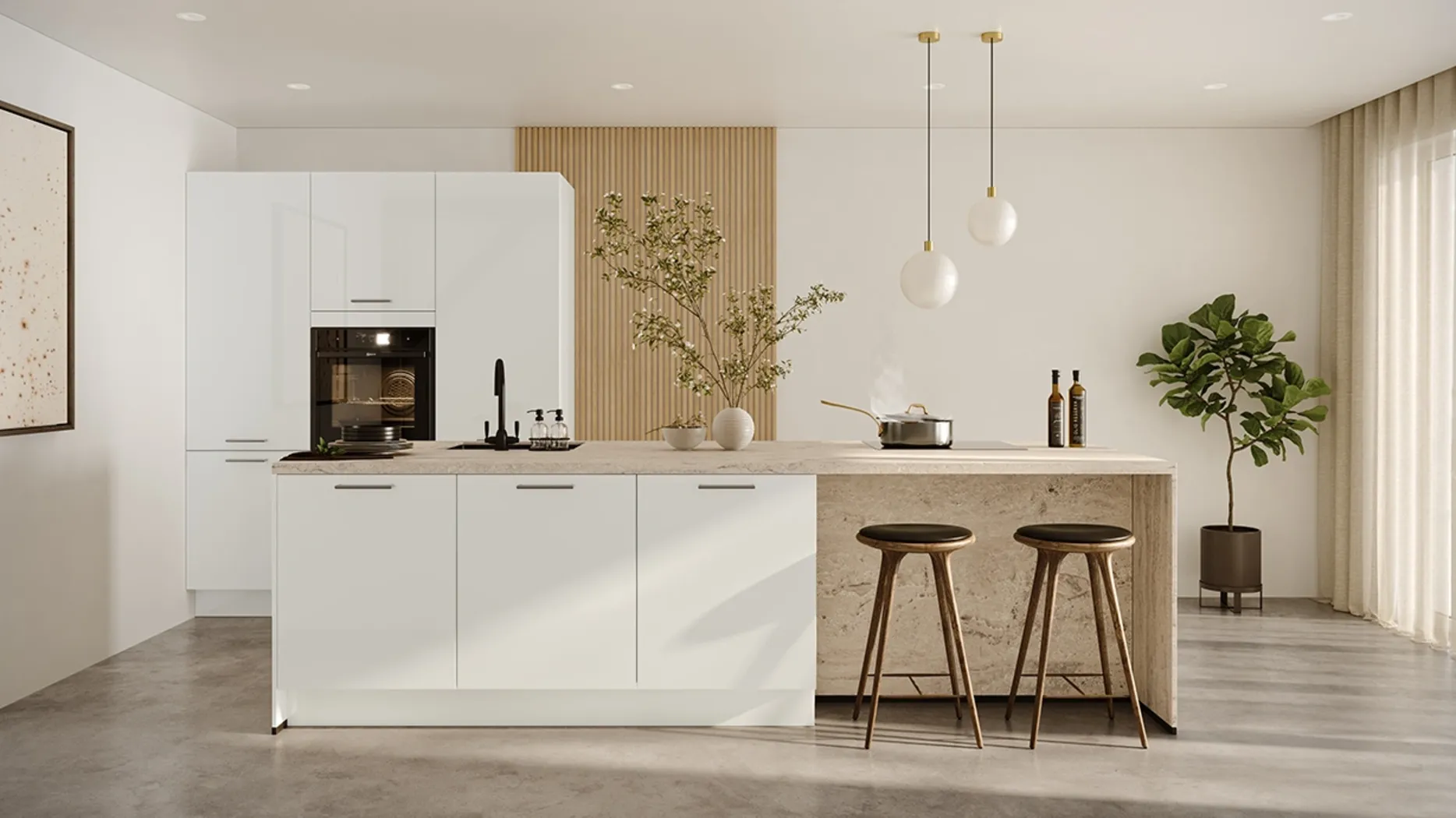 Kube Flash Alpine White High Gloss 0