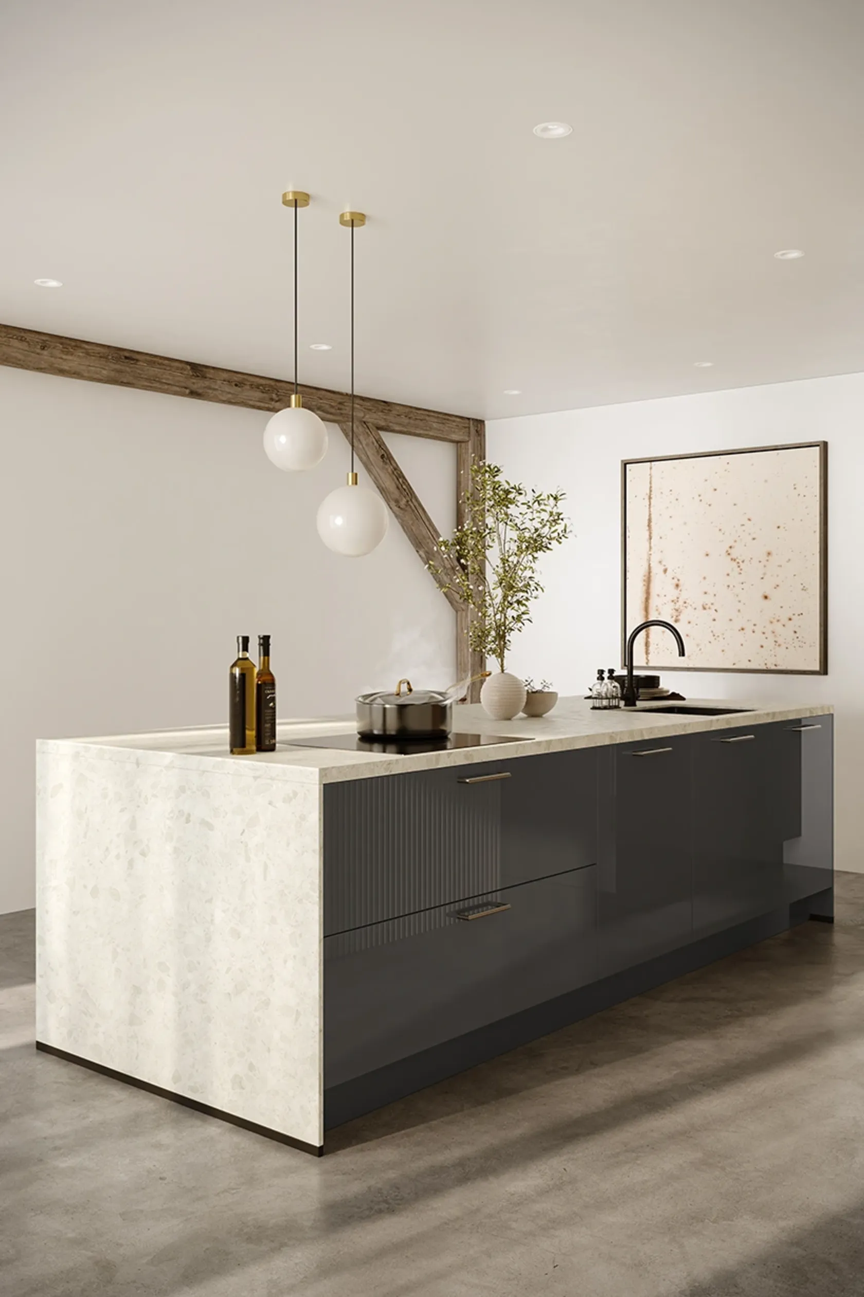 Kube Flash Slate Grey High Gloss 2