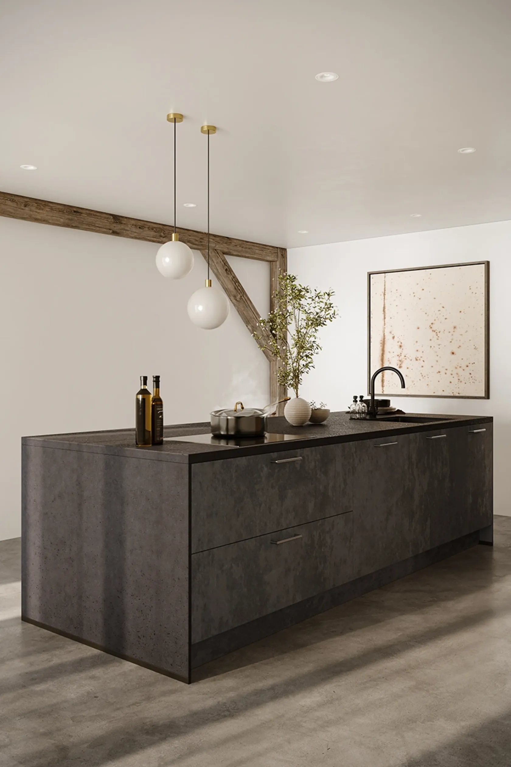 Kube Laser Black Concrete 2