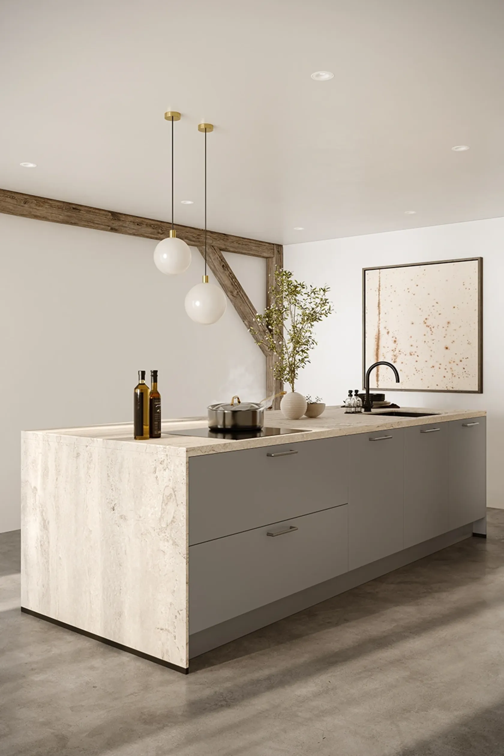 Kube Laser Taupe Grey 2