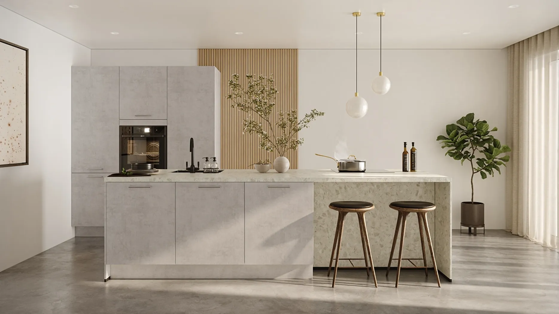 Kube Riva Concrete Grey 0