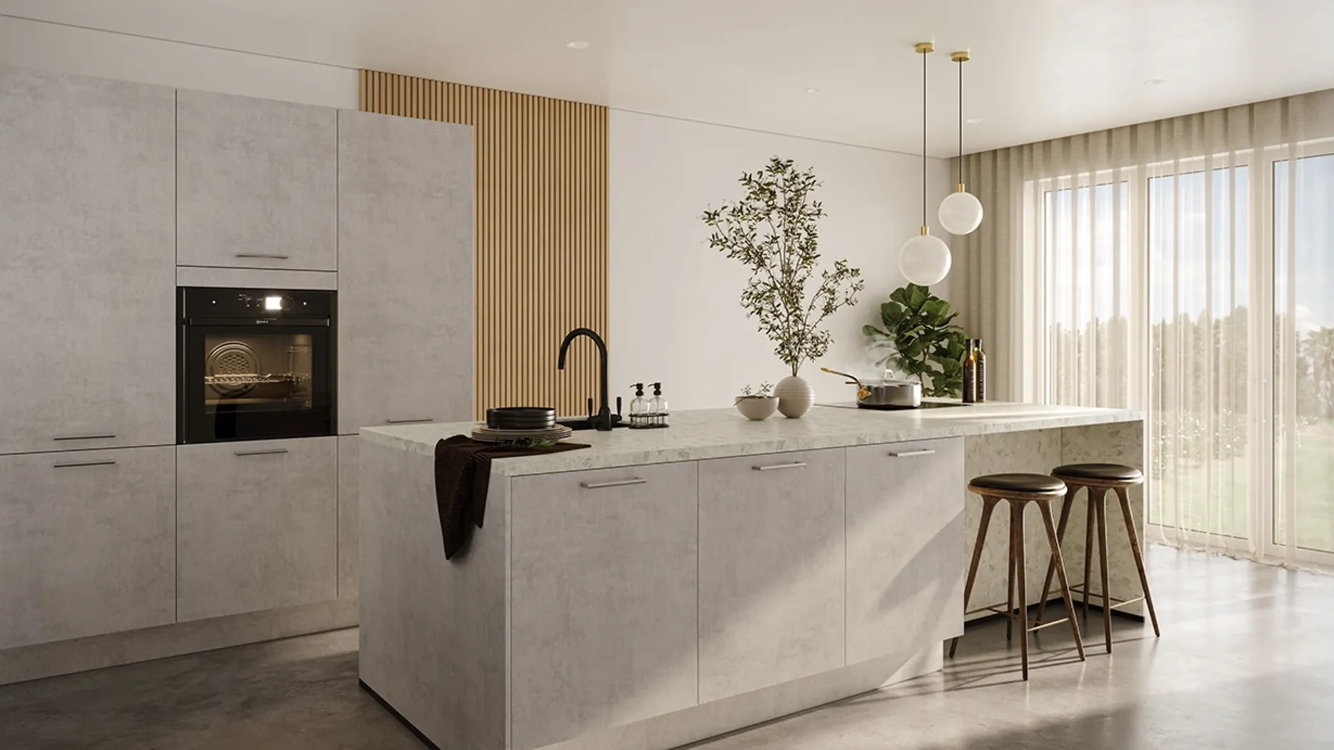 Kube Riva Concrete Grey 1