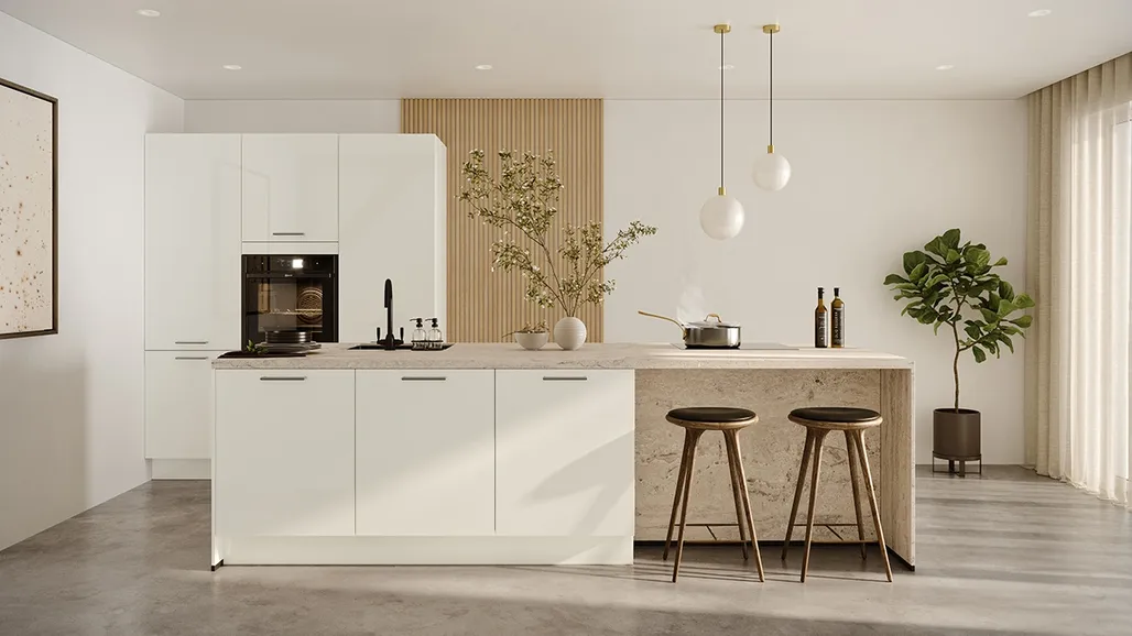Kube Flash White High Gloss 0