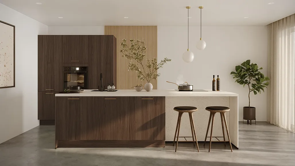 Kube Structura Milano Walnut 0
