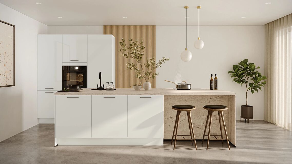 Kube Flash Alpine White High Gloss