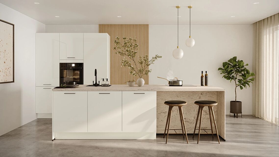 Kube Flash White High Gloss