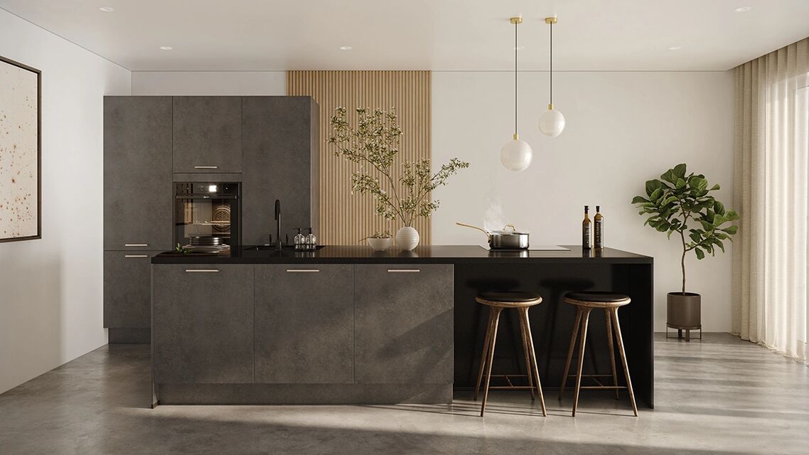 Kube Riva Concrete Terra Grey