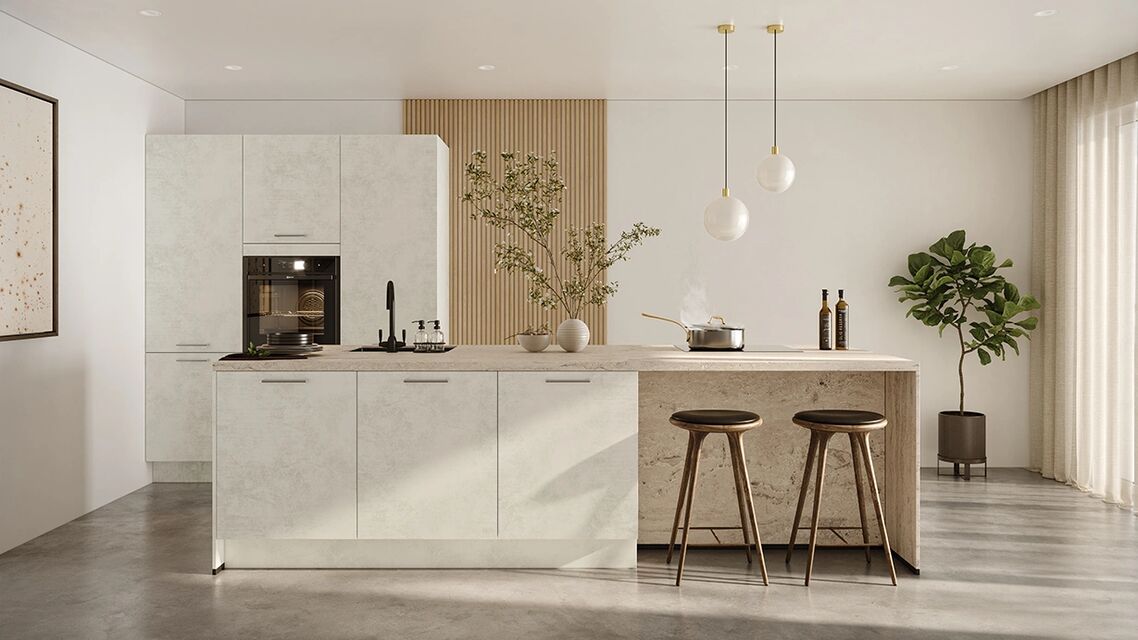 Kube Riva Concrete White