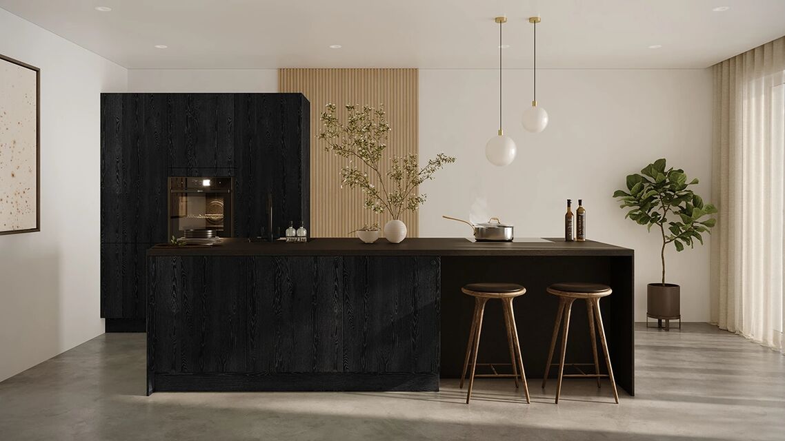 Kube Structura Nero Oak